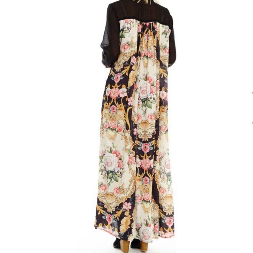 Anthropologie Aratta Silent Journey Embroidered Duster | Size M - Picture 2 of 11